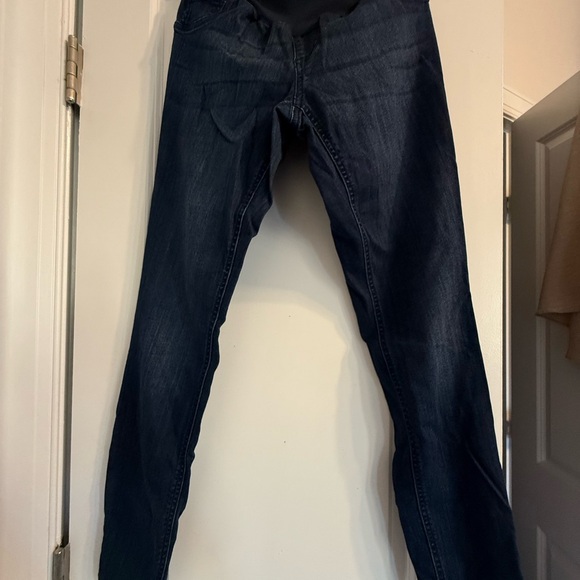 Indigo Blue Jeggings with Knee Patches - Picture 10 of 15